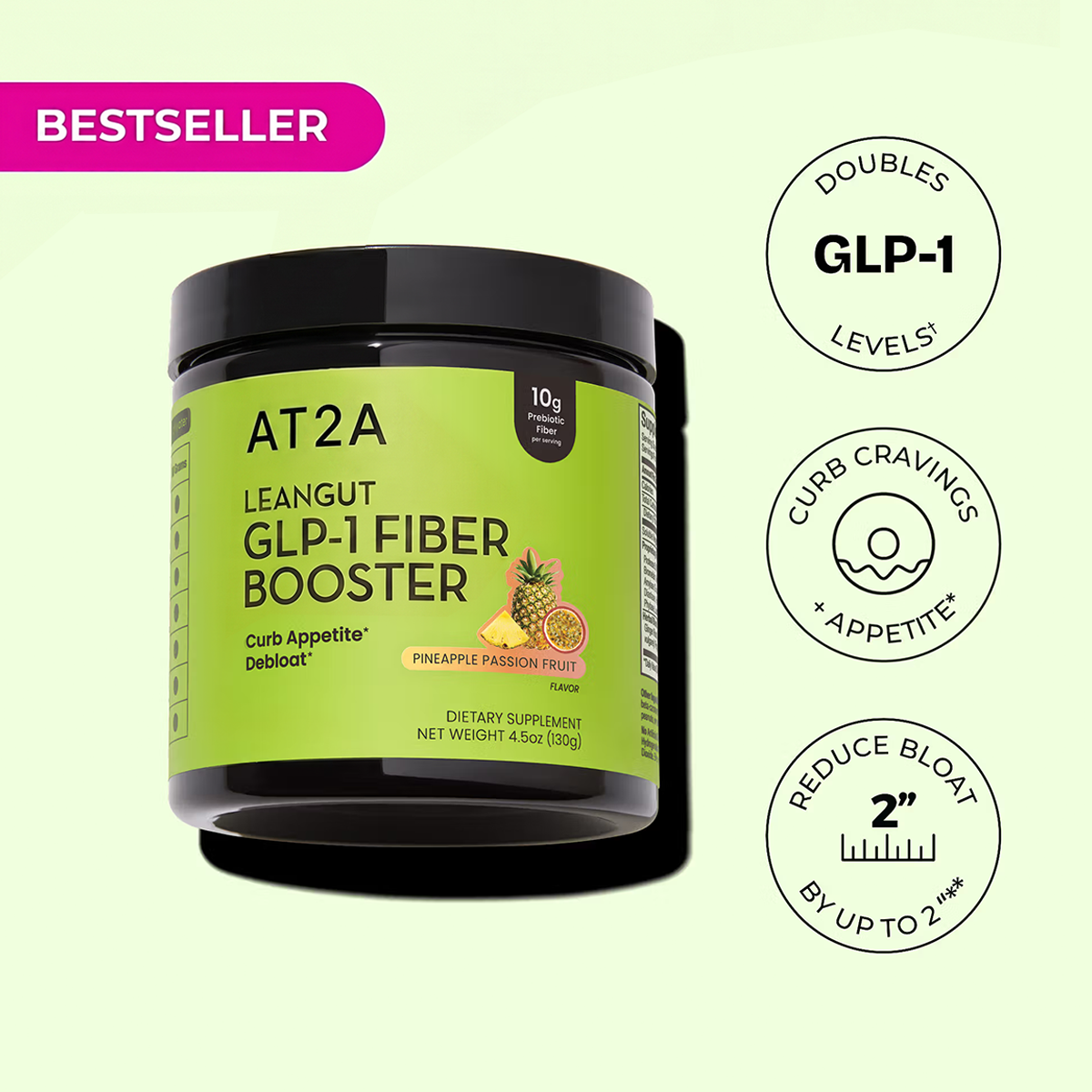 AT2A Flatter Me Fiber GLP-1 Booster