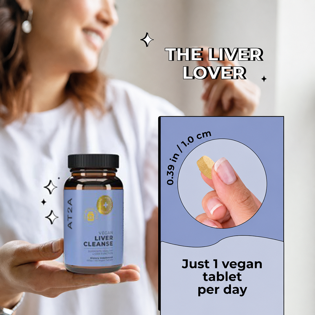 AT2A Vegan Milk Thistle Seed Liver Cleanse Supplement
