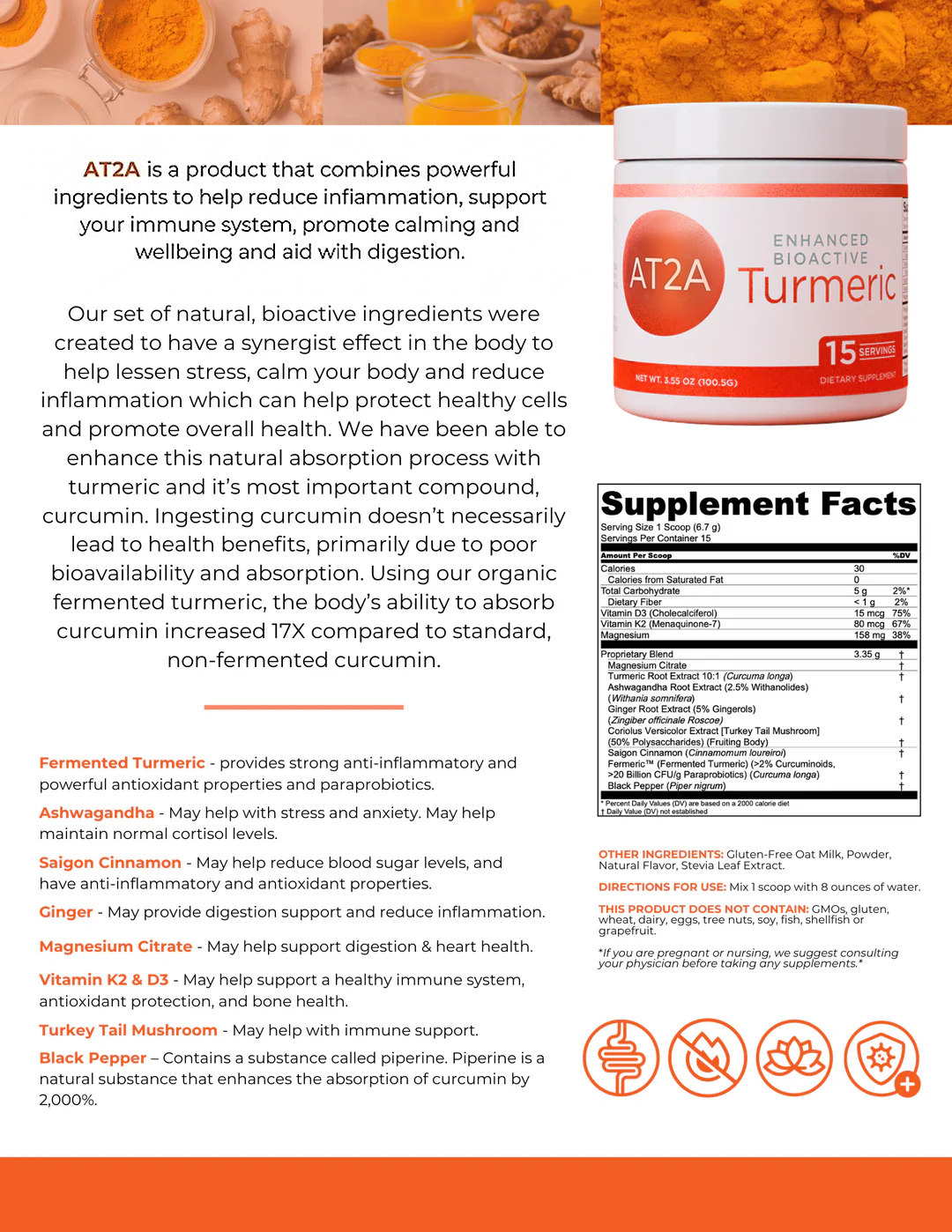 AT2A Enhanced Bioactive Turmeric