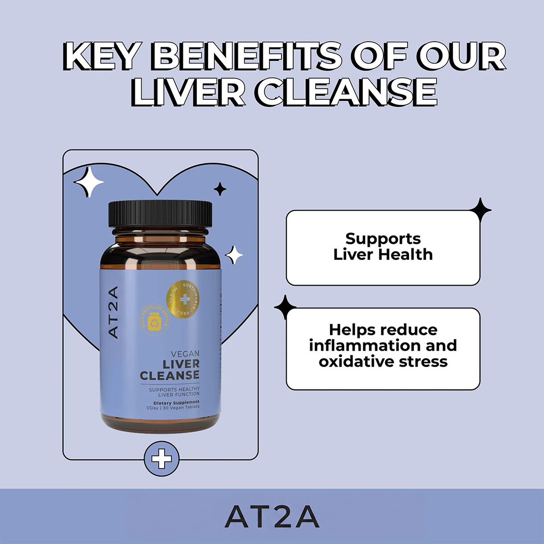 AT2A Vegan Milk Thistle Seed Liver Cleanse Supplement